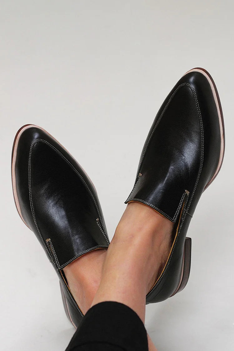 Thalia - Mocasines minimalistas con diseño escultórico