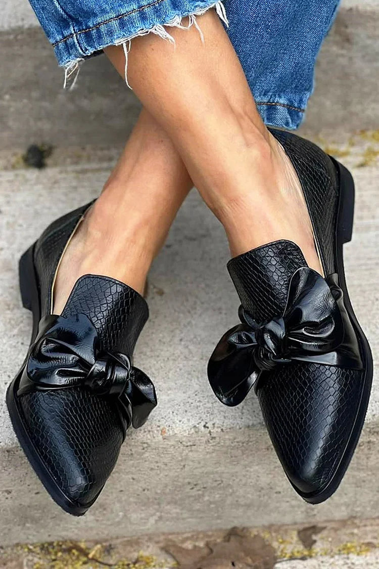 Chelsea - mocasines elegantes con detalle de lazo