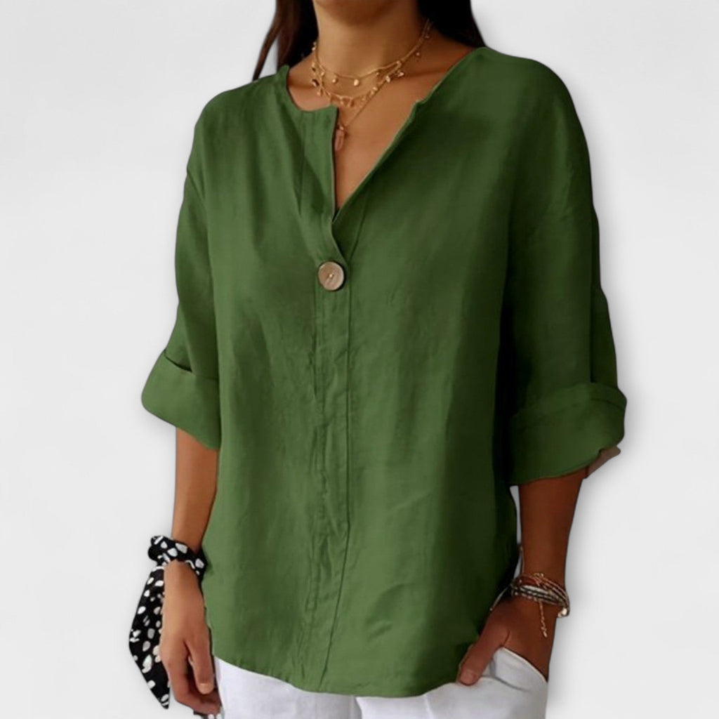 Fernanda - Blusa Lino Botones