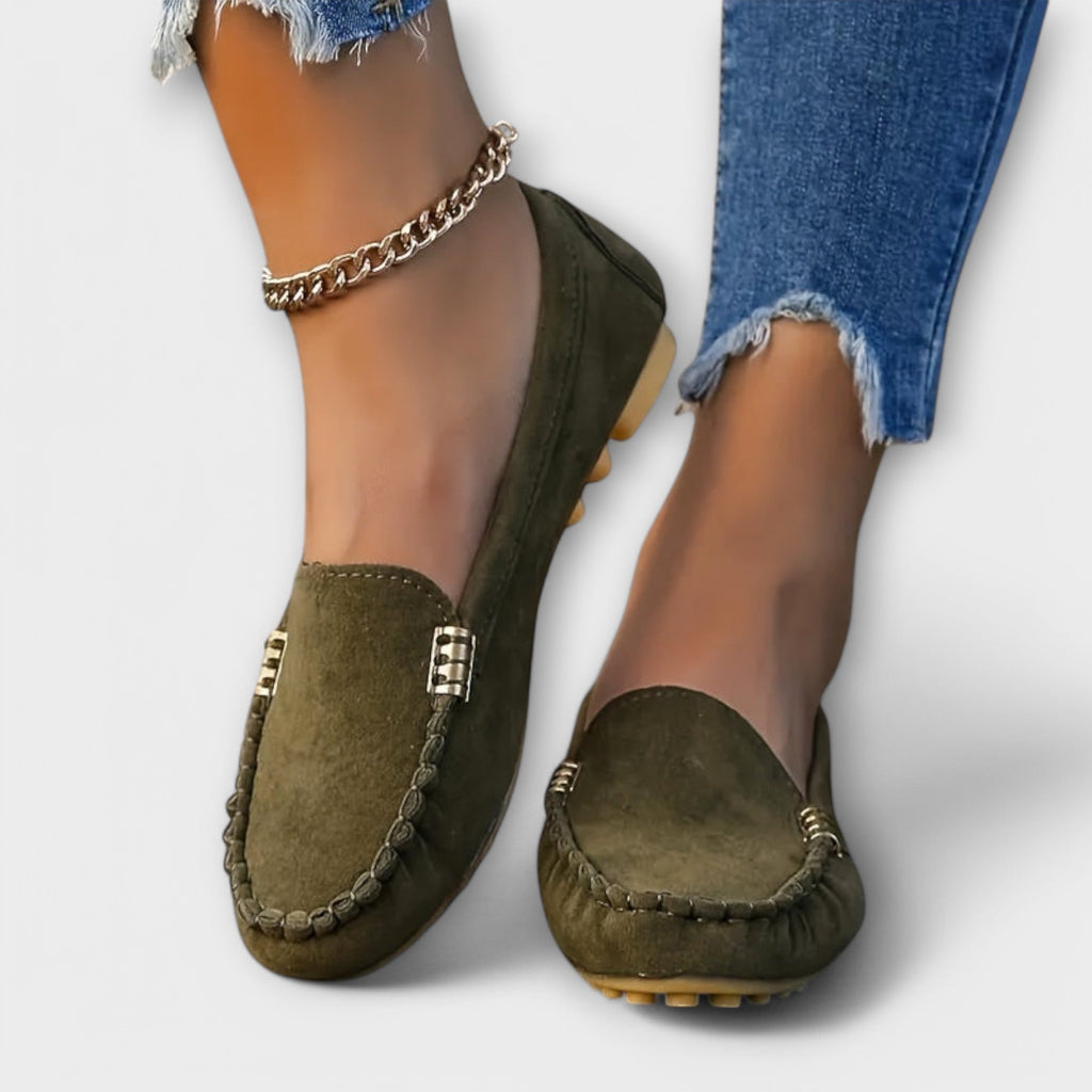 Daniela - Mocasines Cuero Premium