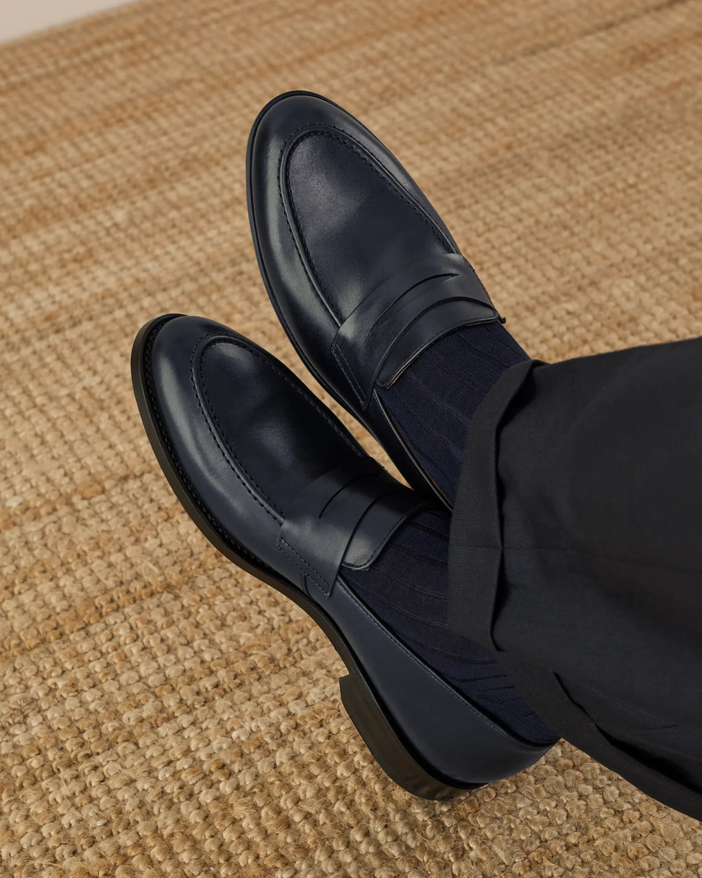 Mocasín Milano™ | Elegancia Atemporal azul marino