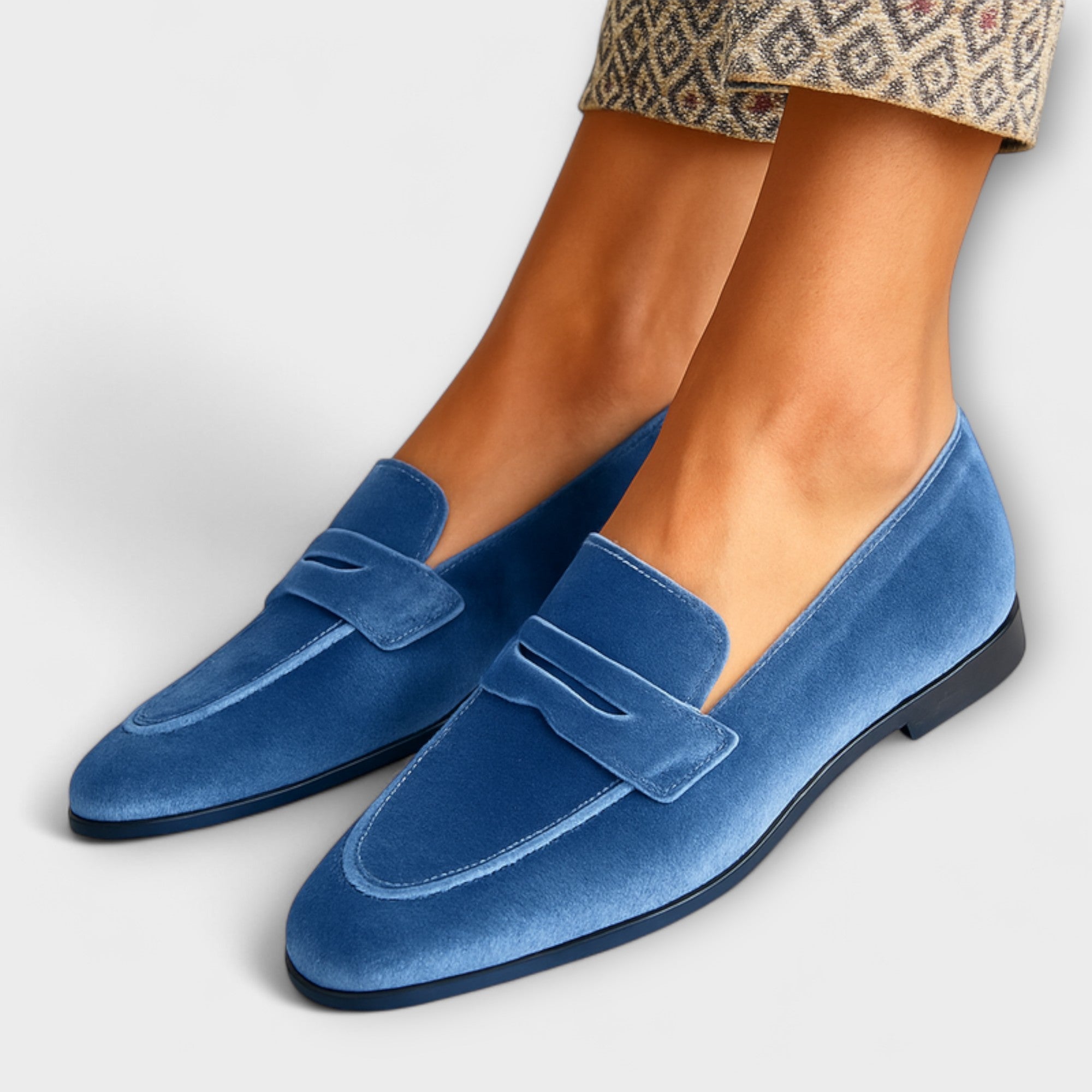Louise™ | Mocasines de terciopelo suave