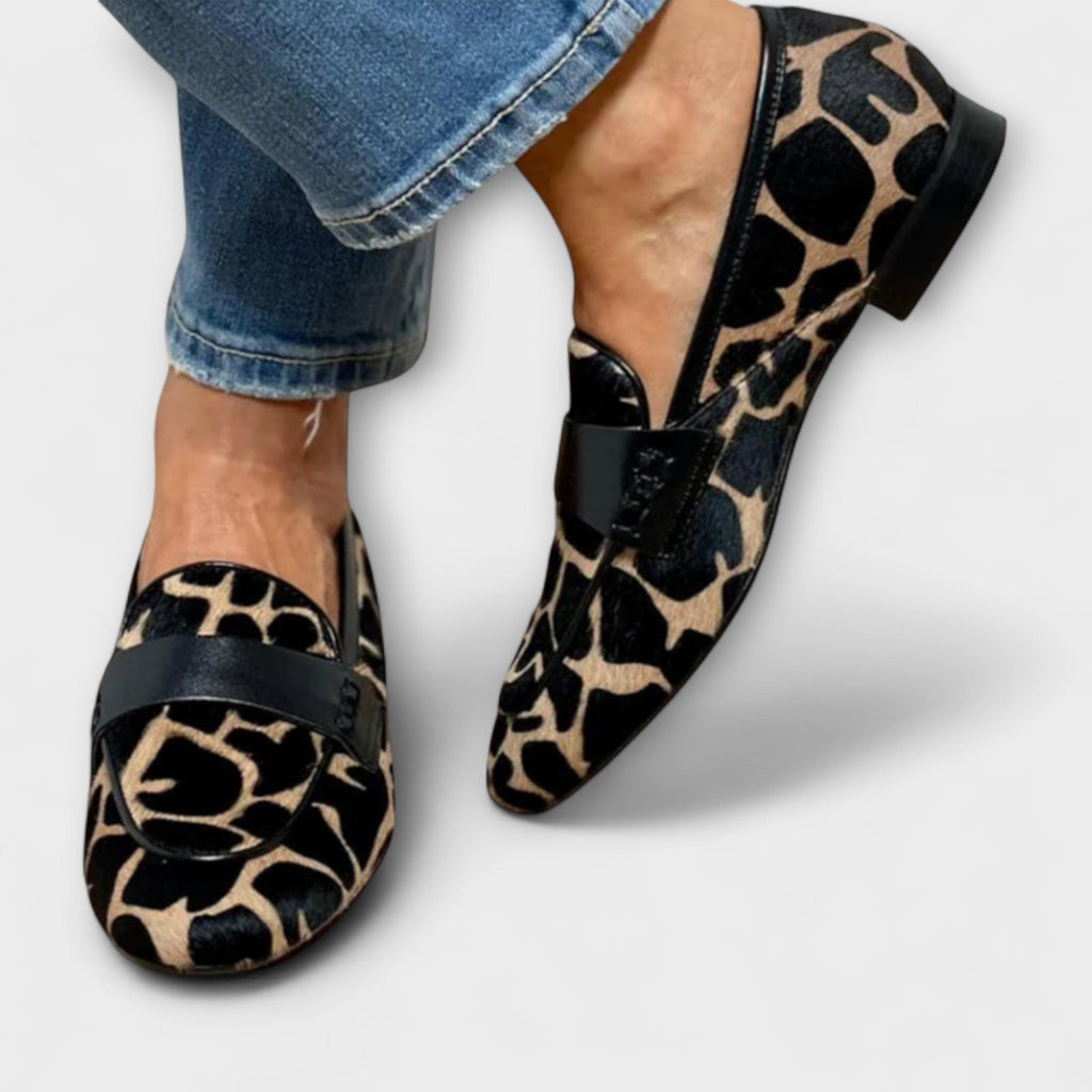 Léonie™ Mocasines con estampado de leopardo