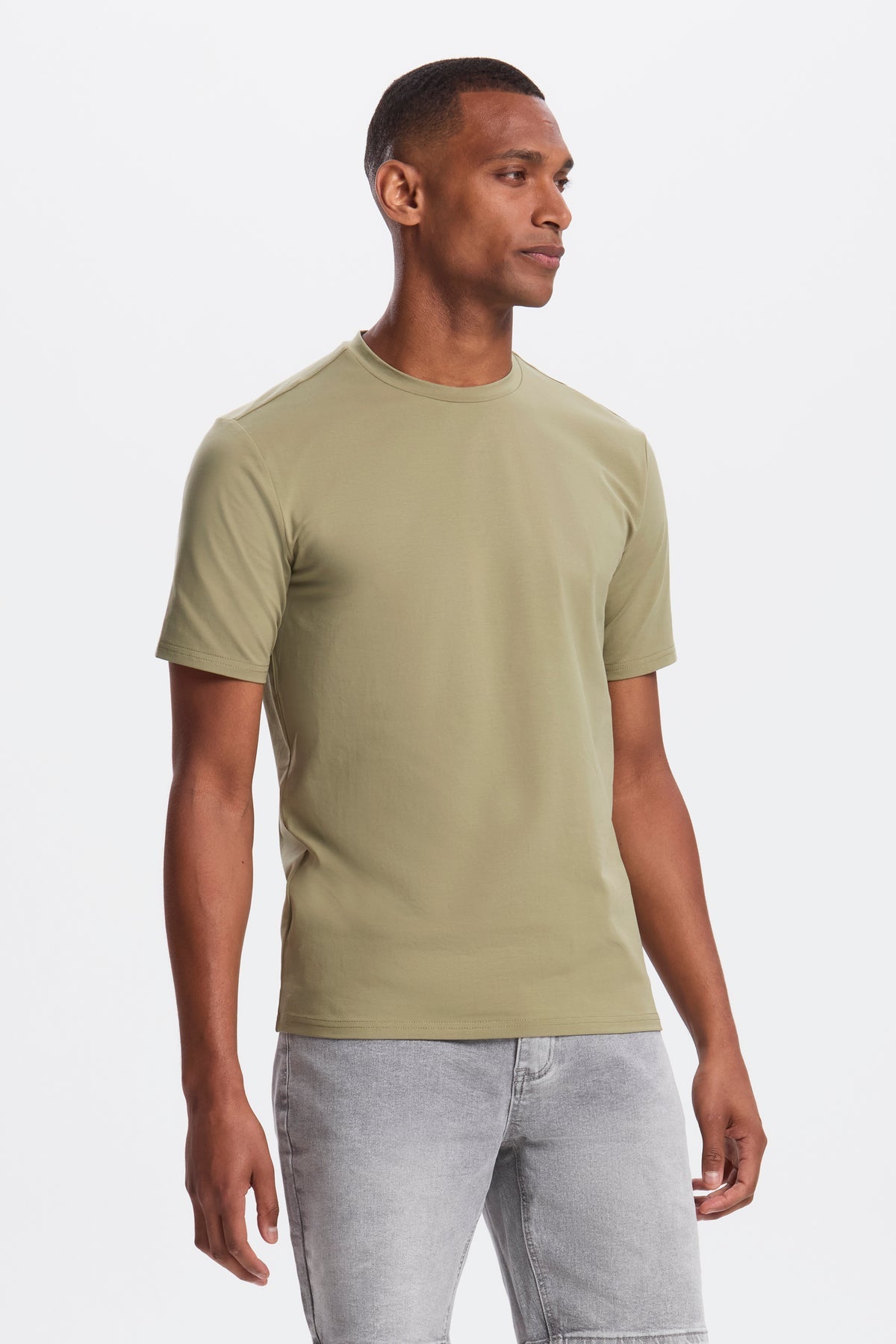 Remera essential verde agua