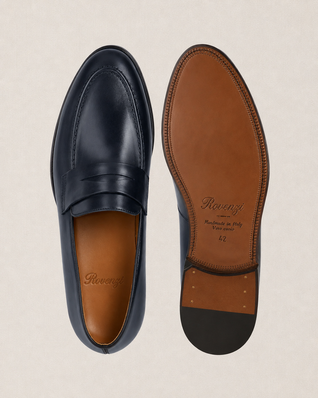 Mocasín Milano™ | Elegancia Atemporal azul marino
