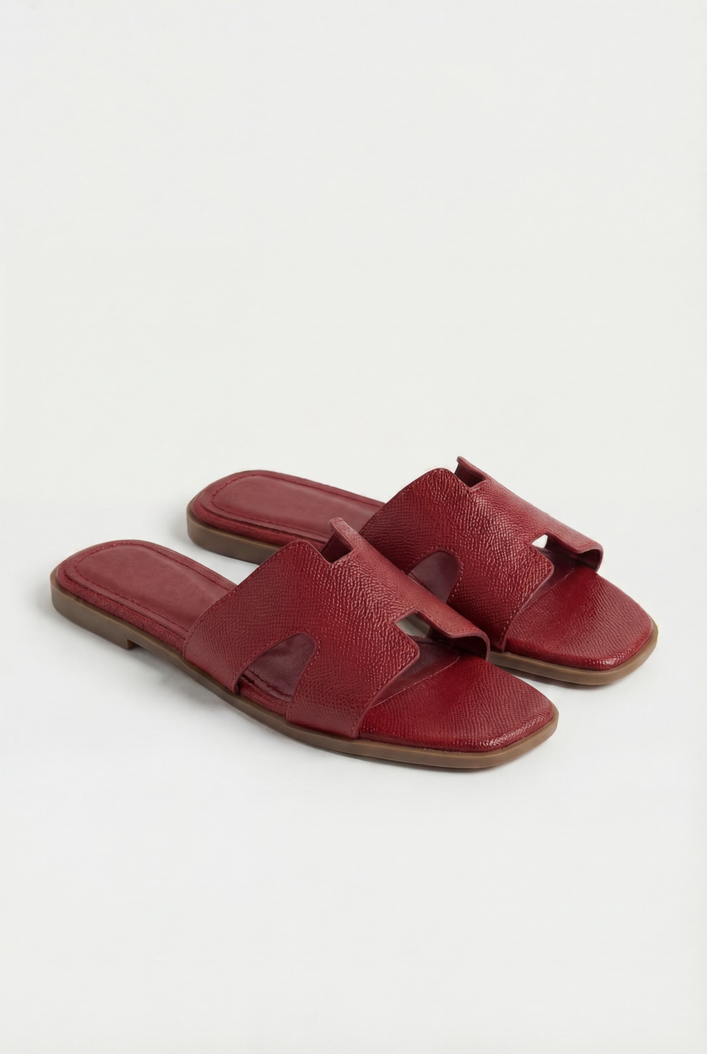 Sandalias planas de ecopiel