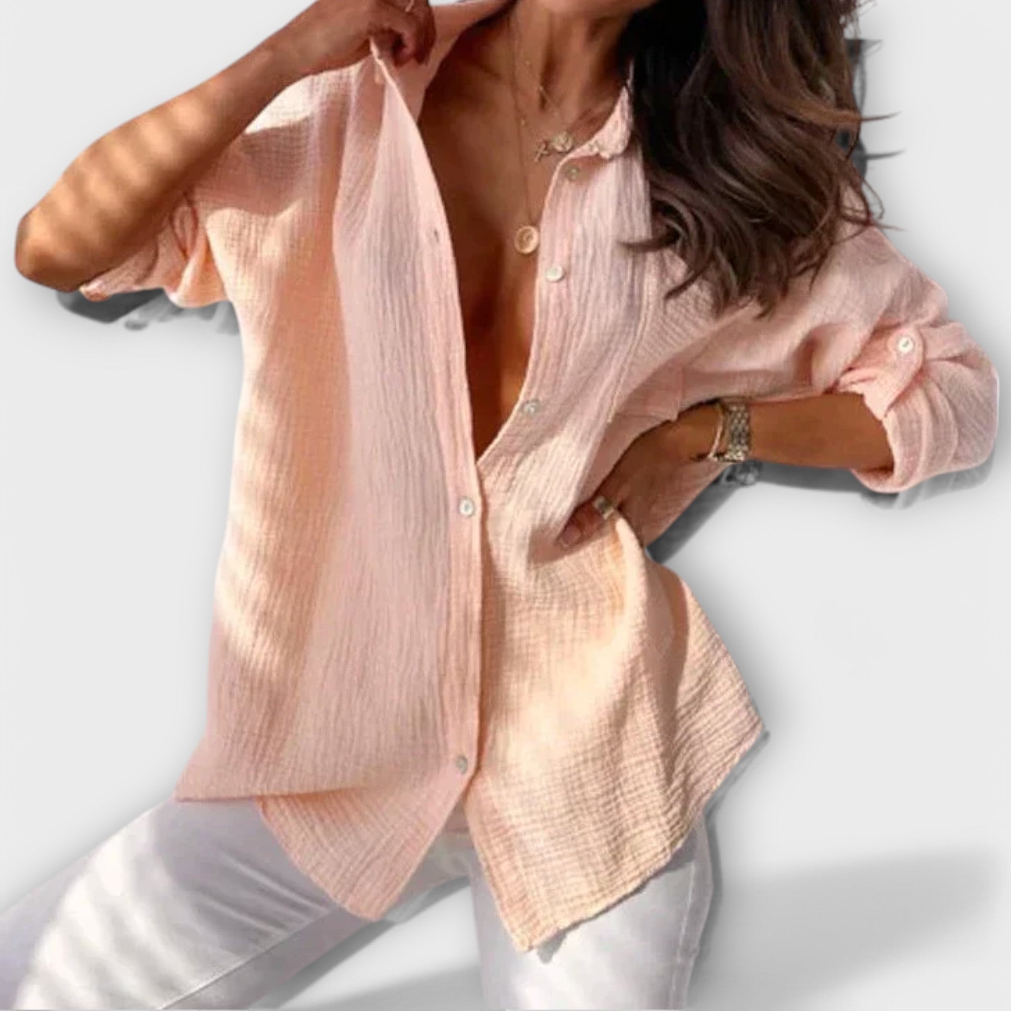 Daniela - Camisa Lino Oversize