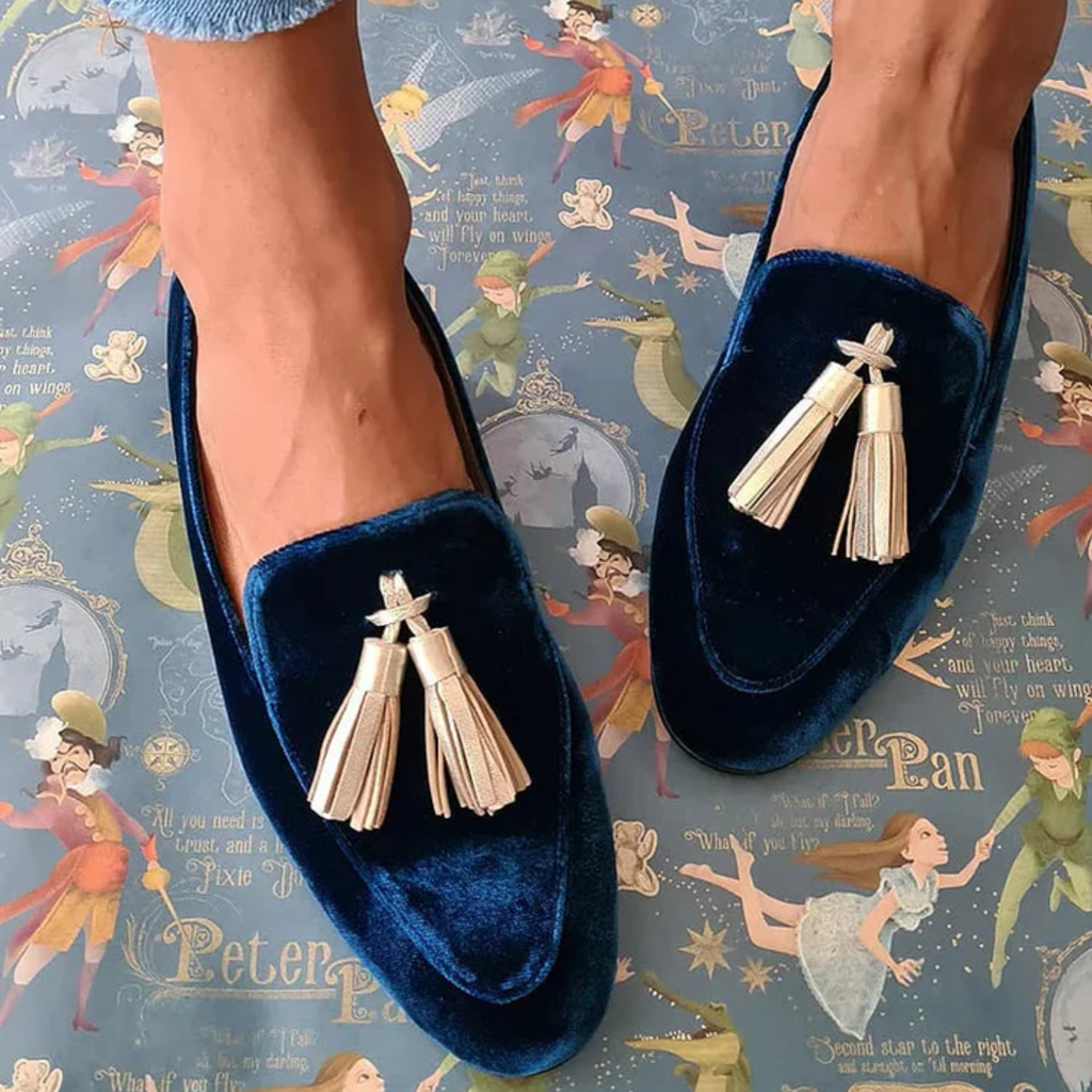 Celestia - Mocasines elegantes con flecos
