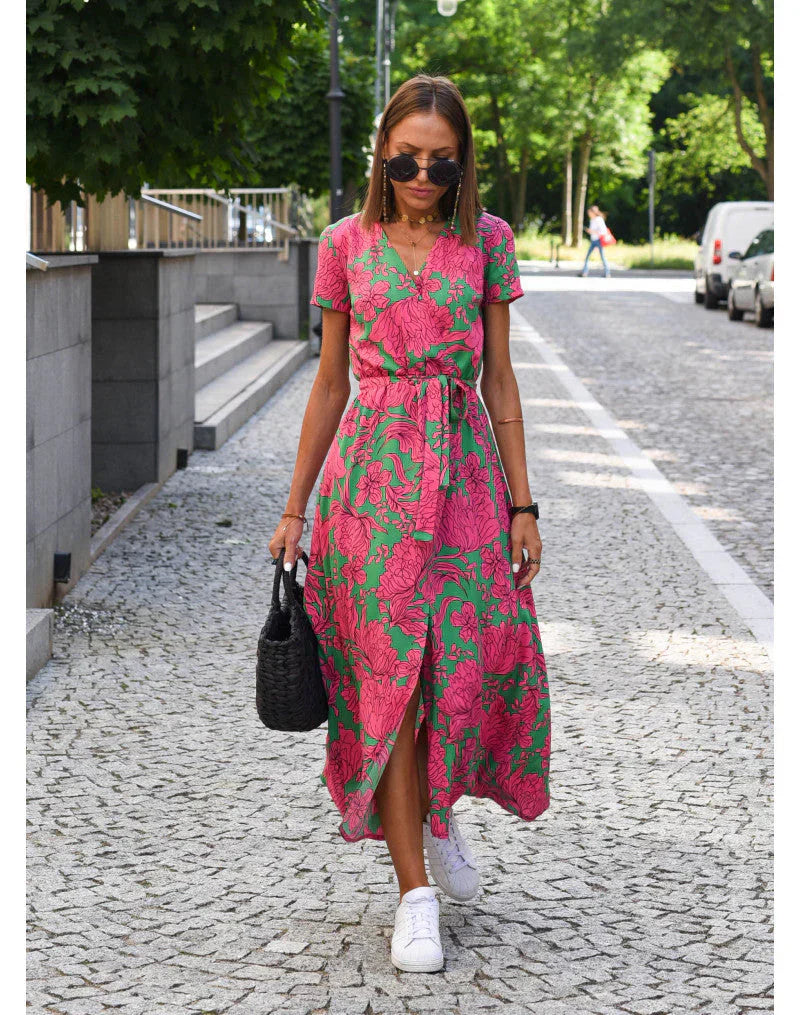 Júlia - Vestido Midi Floral