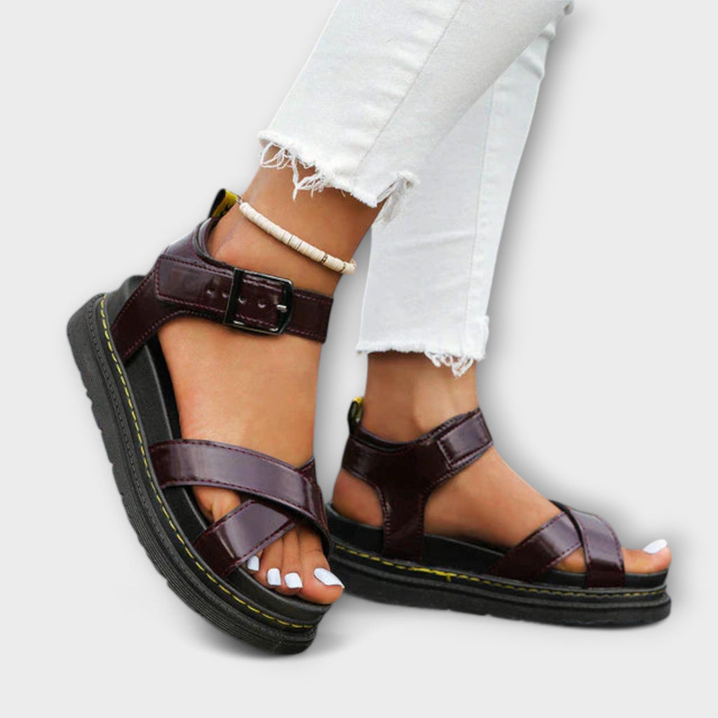 Renata - Sandalias de Plataforma Ajustables