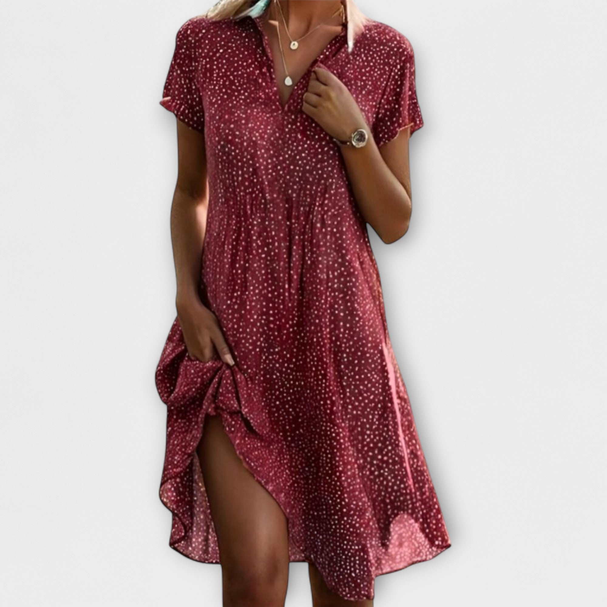 Lucía - Vestido Midi Estampado