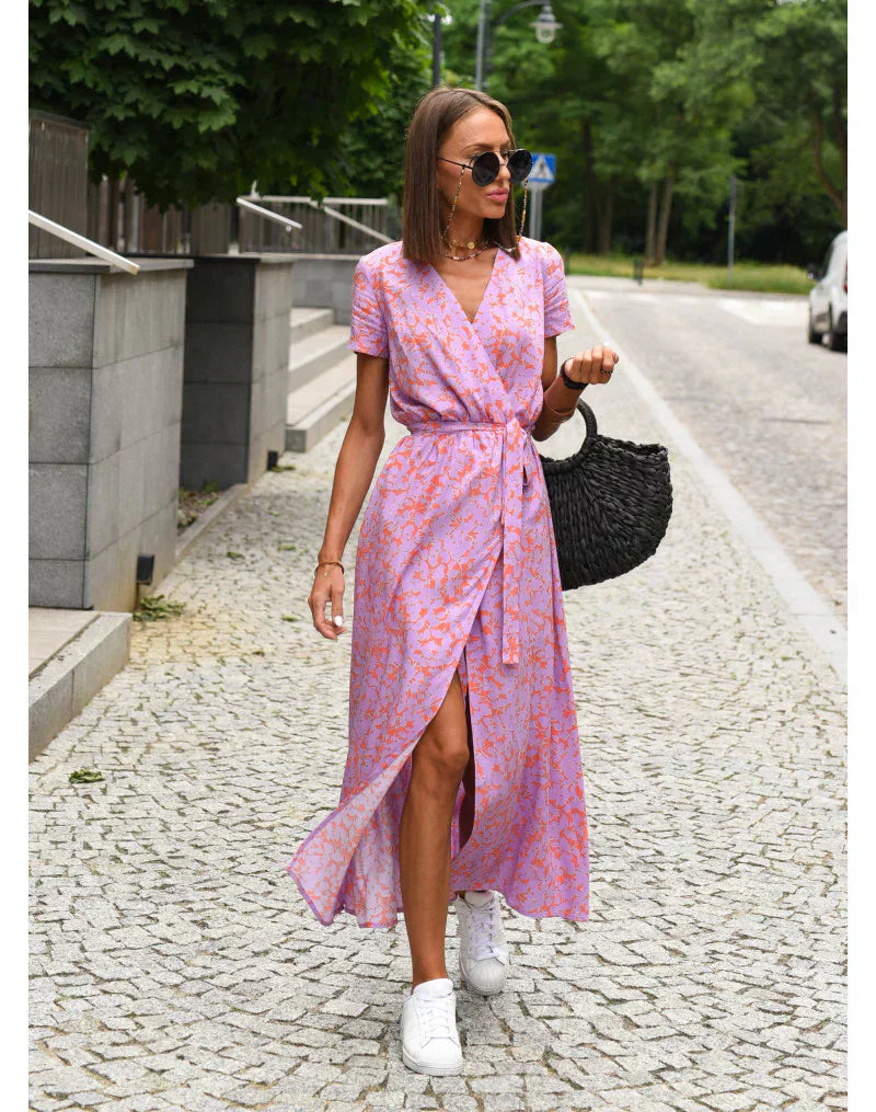 Júlia - Vestido Midi Floral