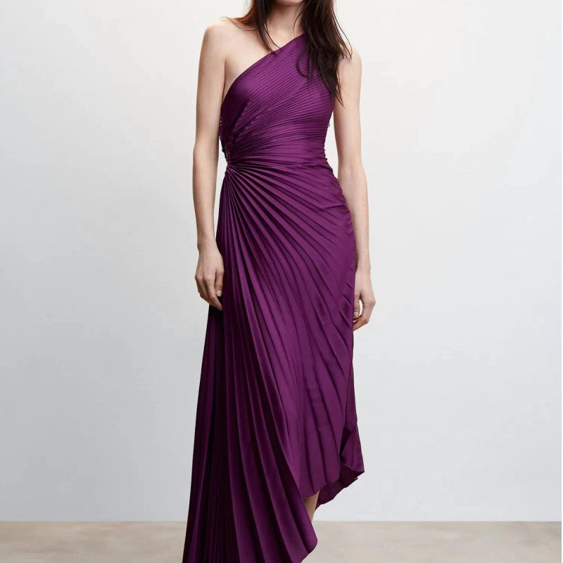 Alejandra - Vestido Largo Asimétrico